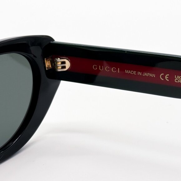 NEW GUCCI GG1862S 001 CAT EYE BLACK WOMEN SUNGLASSES GUCCI - Picture 10 of 11